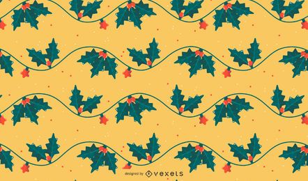 Christmas mistletoe pattern design Christmas mistletoe pattern design