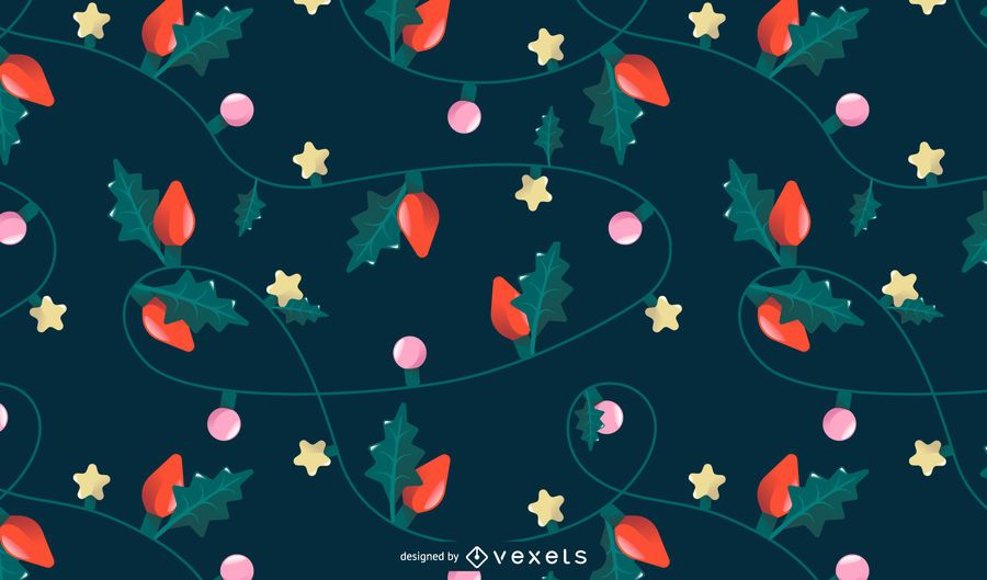 Christmas lights pattern design Christmas lights pattern design