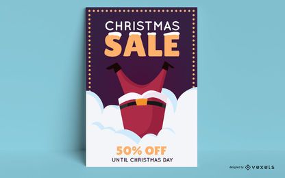 Christmas sale editable poster Christmas sale editable poster