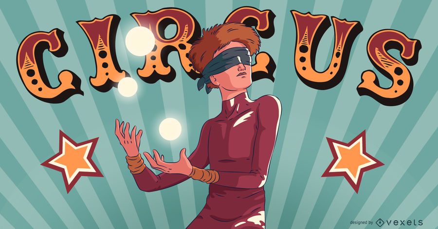 Circus Juggler People Illustration Circus Juggler People Illustration
