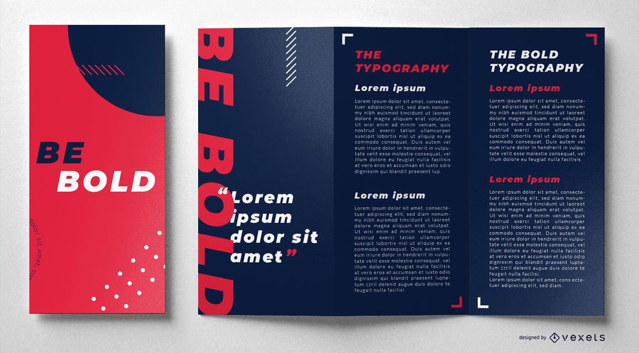 Be bold clorful brochure design Be bold clorful brochure design