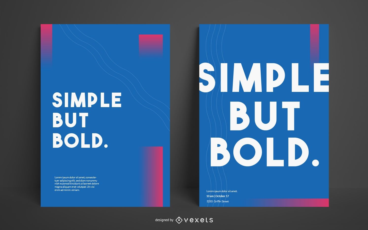 Simple Bold Editable Poster Template