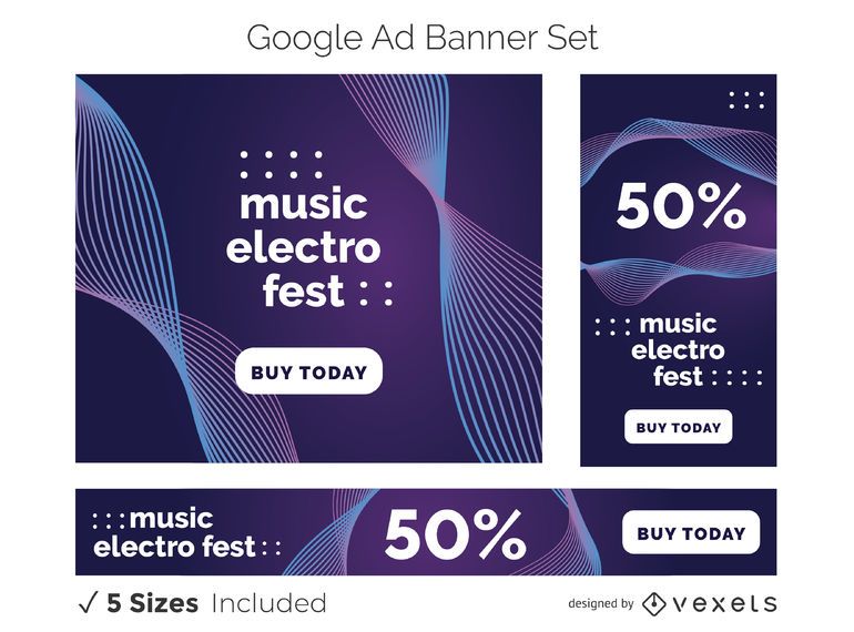 Electro Musik Banner gesetzt Electro Musik Banner gesetzt