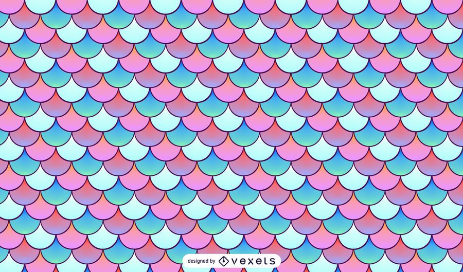 Mermaid scales pattern design Mermaid scales pattern design