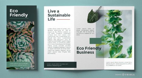 Eco friendly brochure template Eco friendly brochure template