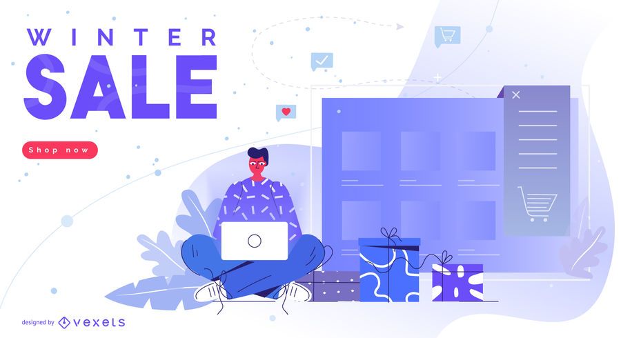 Winter sale editable design Winter sale editable design