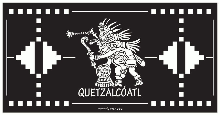 Quetzalcoatl aztec god design Quetzalcoatl aztec god design