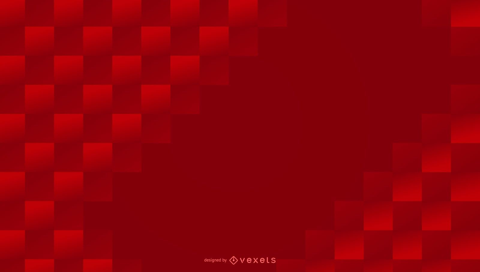 Fondo abstracto de cuadrados rojos