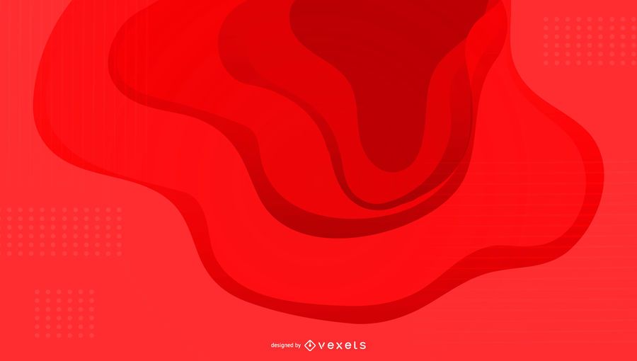 Diseño de fondo rojo ondulado Diseño de fondo rojo ondulado
