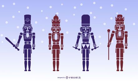 Nutcracker Character Silhouette Set Nutcracker Character Silhouette Set