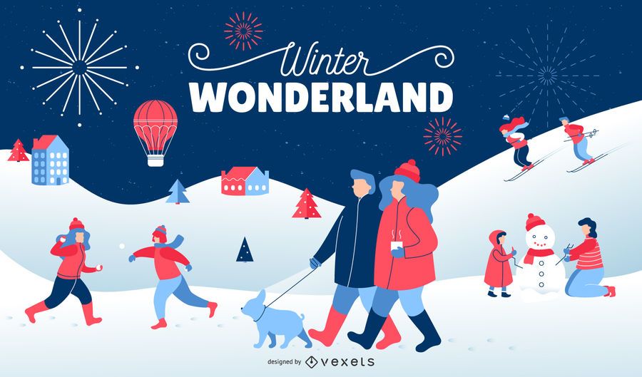 Winter Wonderland Snowy Landscape Design Winter Wonderland Snowy Landscape Design