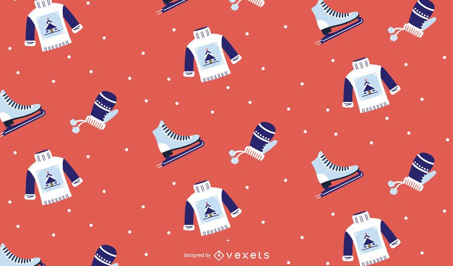 Winter seamless pattern design Winter seamless pattern design