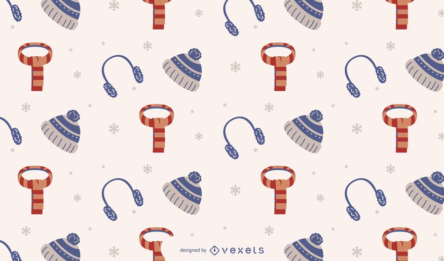 Design de padrão de temporada de inverno Design de padrão de temporada de inverno