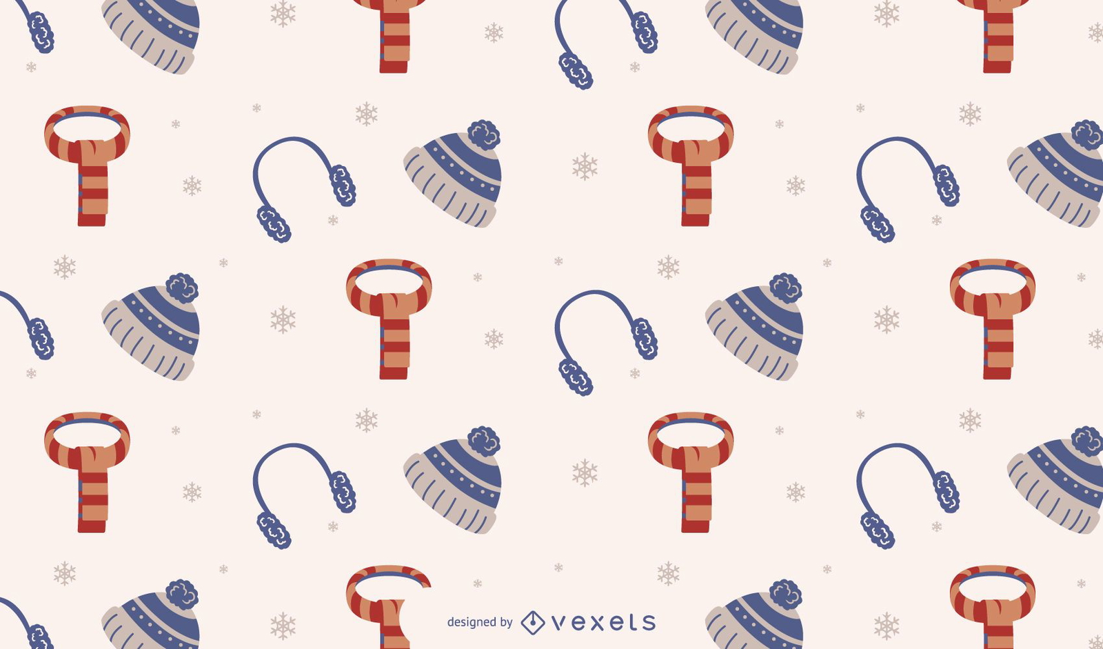 Winter season pattern design