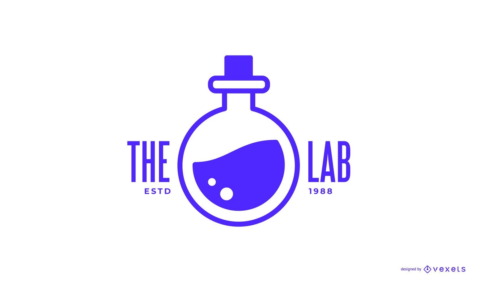 Logo-Design des Chemielabors