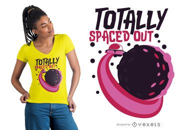 Total verteiltes T-Shirt Design