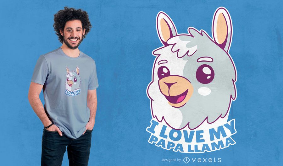 Baby Llama Quote T-shirt Design Baby Llama Quote T-shirt Design