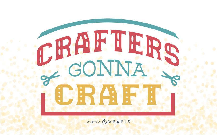 Crafters lettering design Crafters lettering design