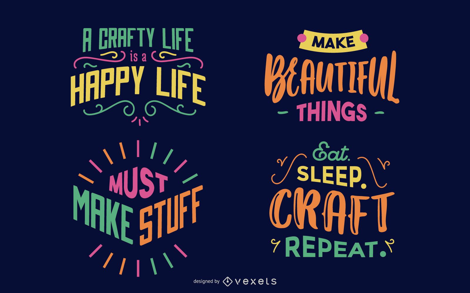 Craft lettering pack