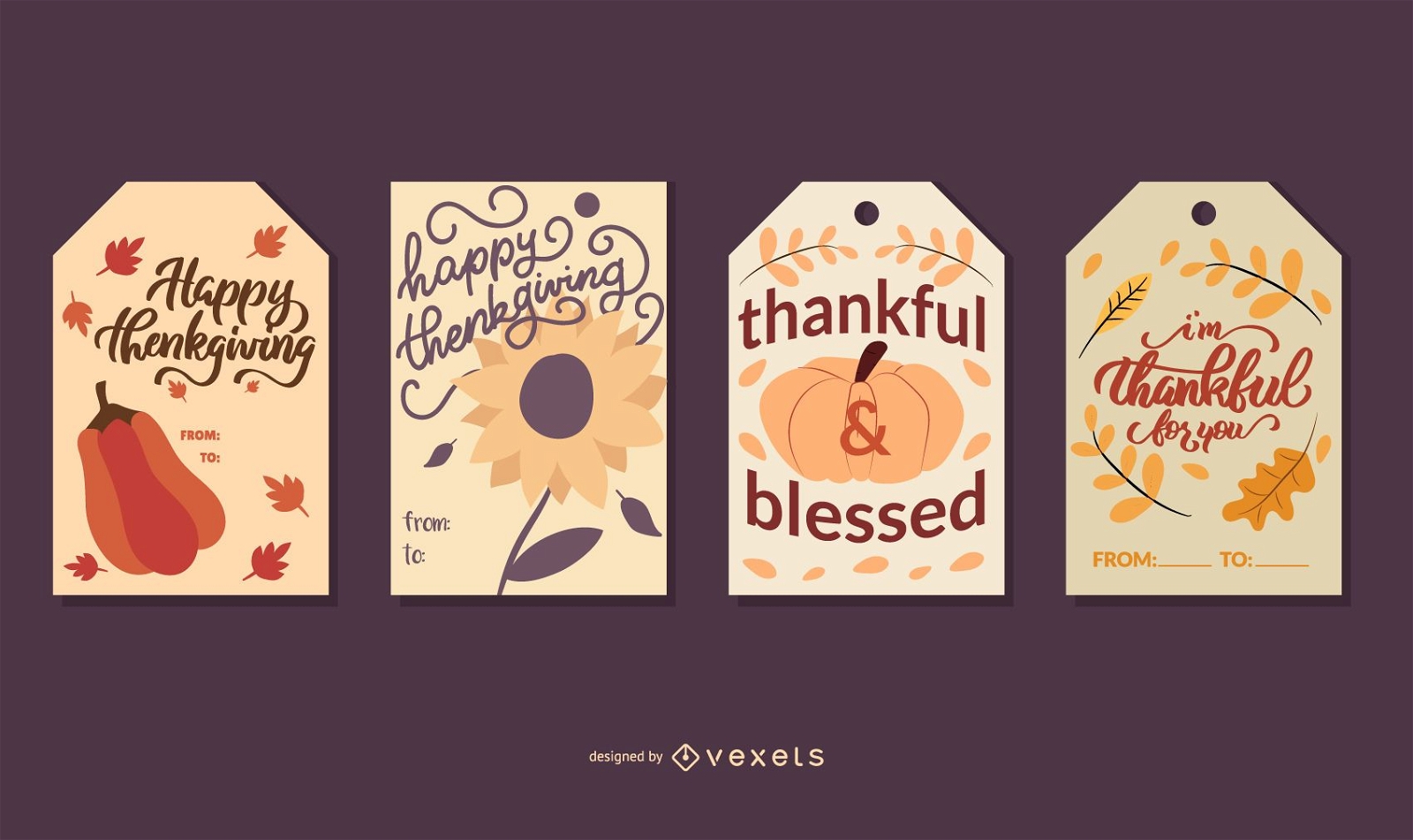 Thanksgiving card set