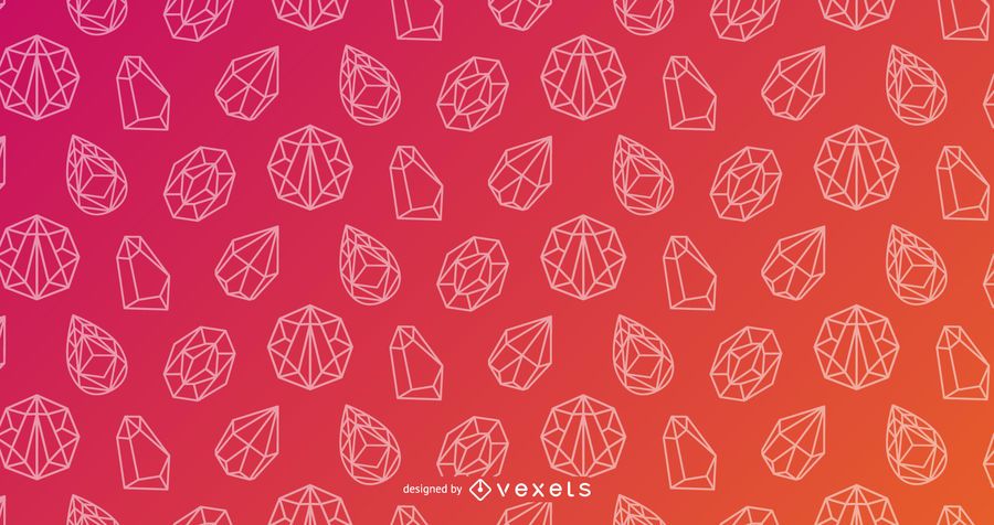 Crystal pattern gradient design Crystal pattern gradient design