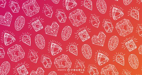 Crystal pattern detailed design Crystal pattern detailed design