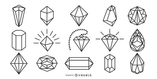 Diamanten Strichpackung