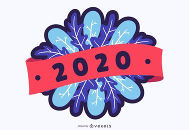 Insignia de año nuevo 2020 Insignia de año nuevo 2020