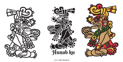 Hunab ku Maya-Gottvektorsatz
