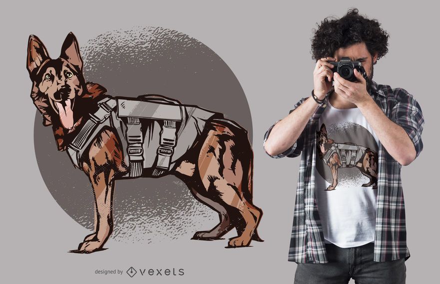 K-9 Unit German Shepherd Dog T-shirt Design K-9 Unit German Shepherd Dog T-shirt Design