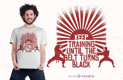 Keep training t-shirt design Keep training t-shirt design