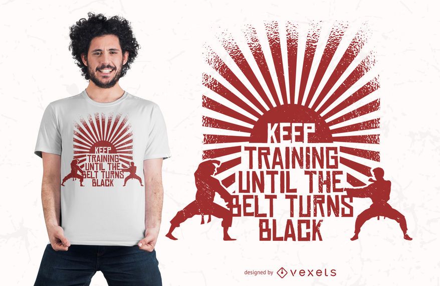 Keep training t-shirt design Keep training t-shirt design