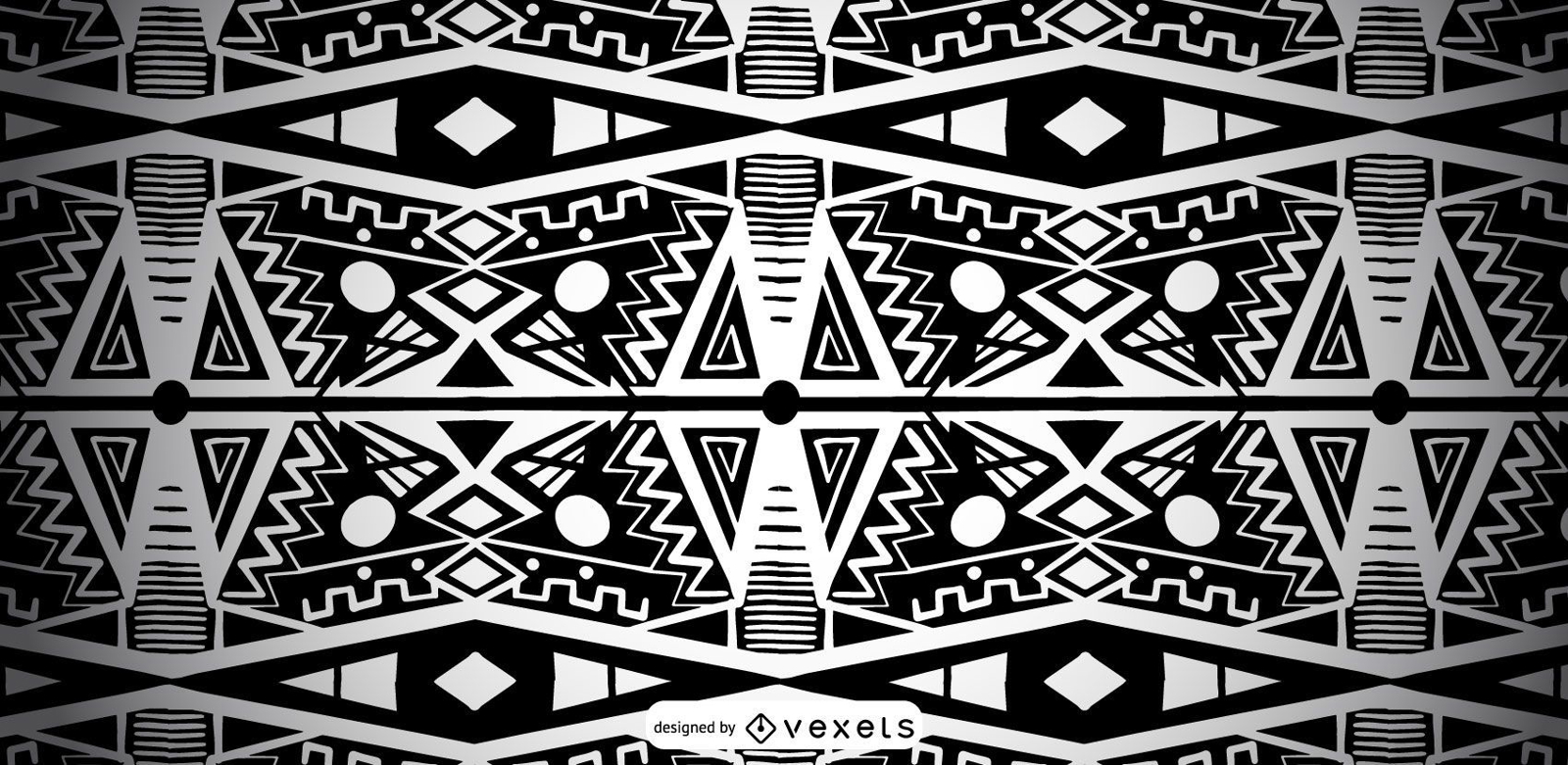 african-black-and-white-pattern-design-vector-download