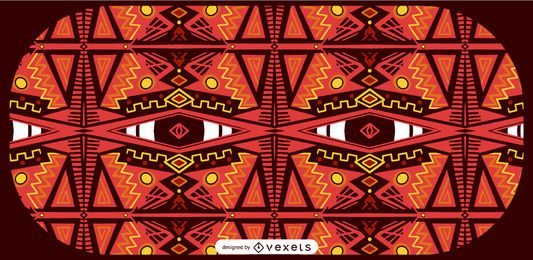 Design de padrão de estilo africano Design de padrão de estilo africano