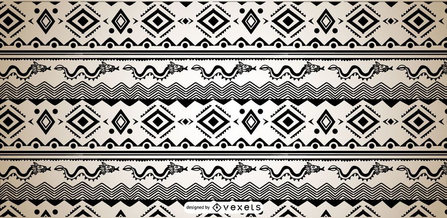 Aztec Pattern Black White Design Aztec Pattern Black White Design