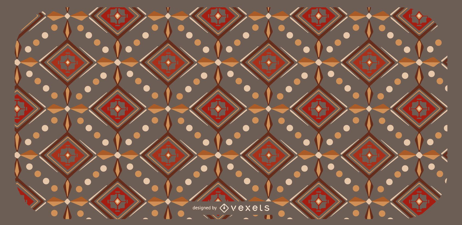 Aztec Geometrical Pattern Design