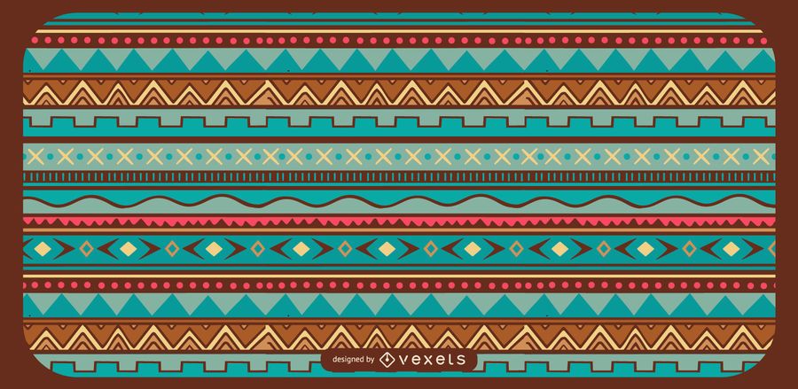Geometrical Aztec Pattern Design Geometrical Aztec Pattern Design