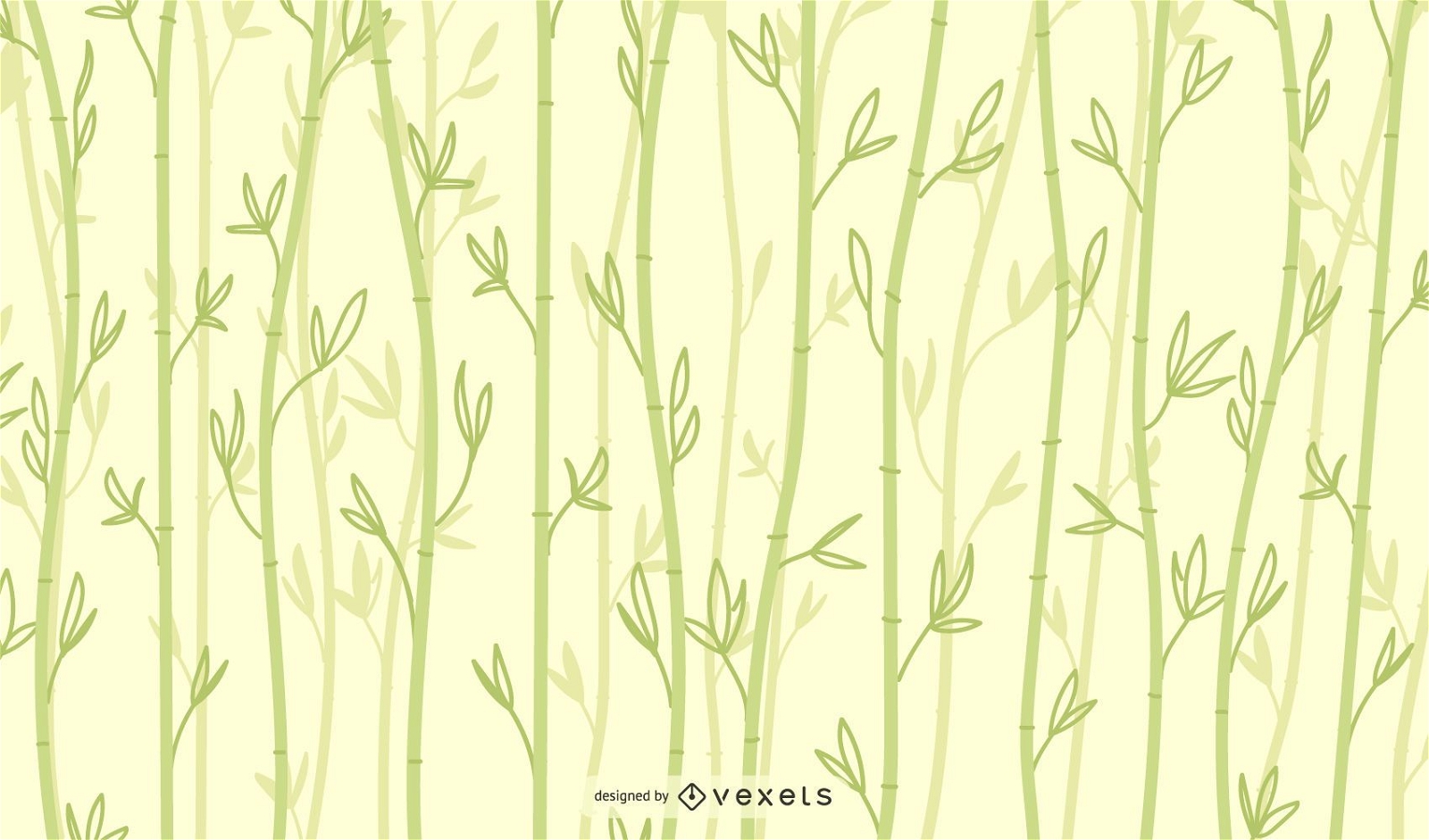 Clear Bamboo Background Design