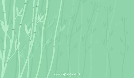 Diseño de fondo de planta de bambú