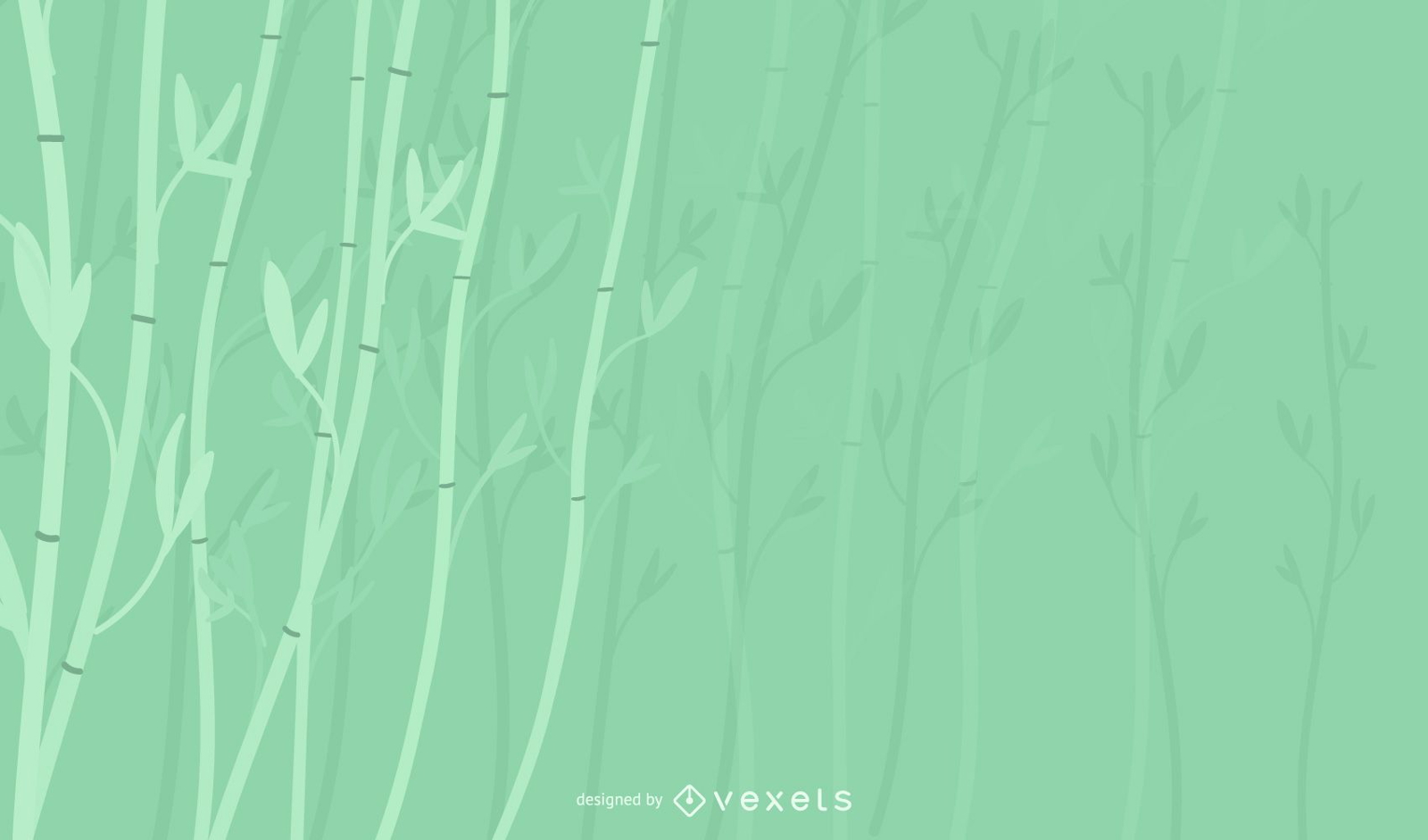 Hintergrunddesign der Bambuspflanze