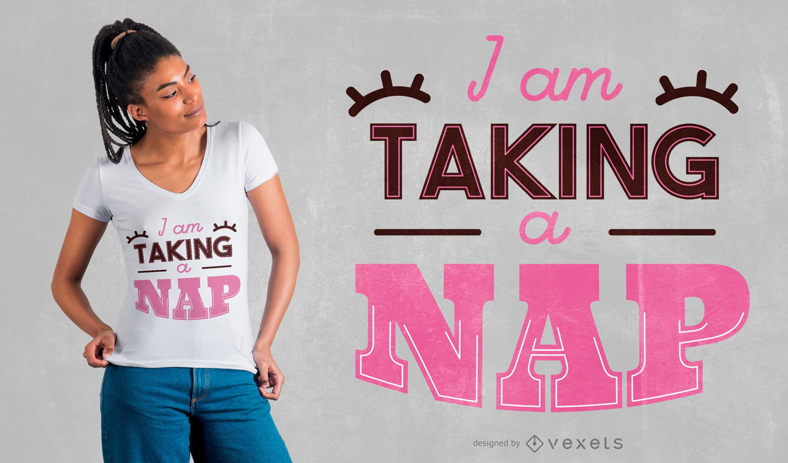 Taking a nap t-shirt design