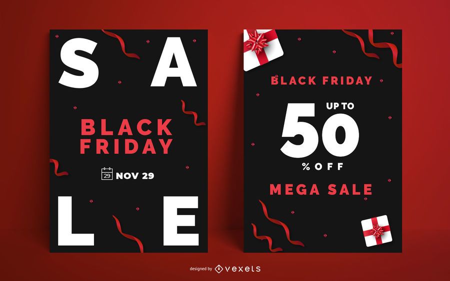Black Friday Poster Design Pack Black Friday Poster Design Pack