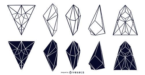 Geometric Crystal Design Collection Geometric Crystal Design Collection