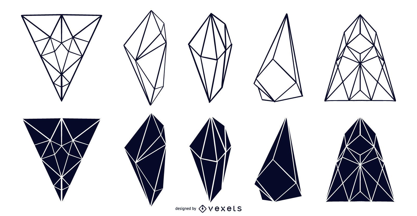 Geometric Crystal Design Collection