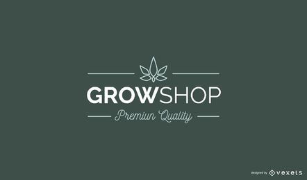 Diseño de logotipo personalizado Grow Shop Diseño de logotipo personalizado Grow Shop