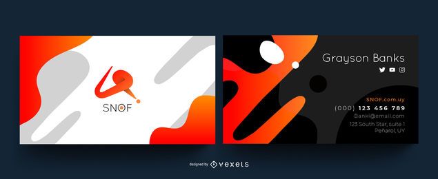 Diseño creativo abstracto de la tarjeta de visita Diseño creativo abstracto de la tarjeta de visita