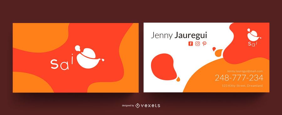 Creative Flow Business Card Template Creative Flow Business Card Template
