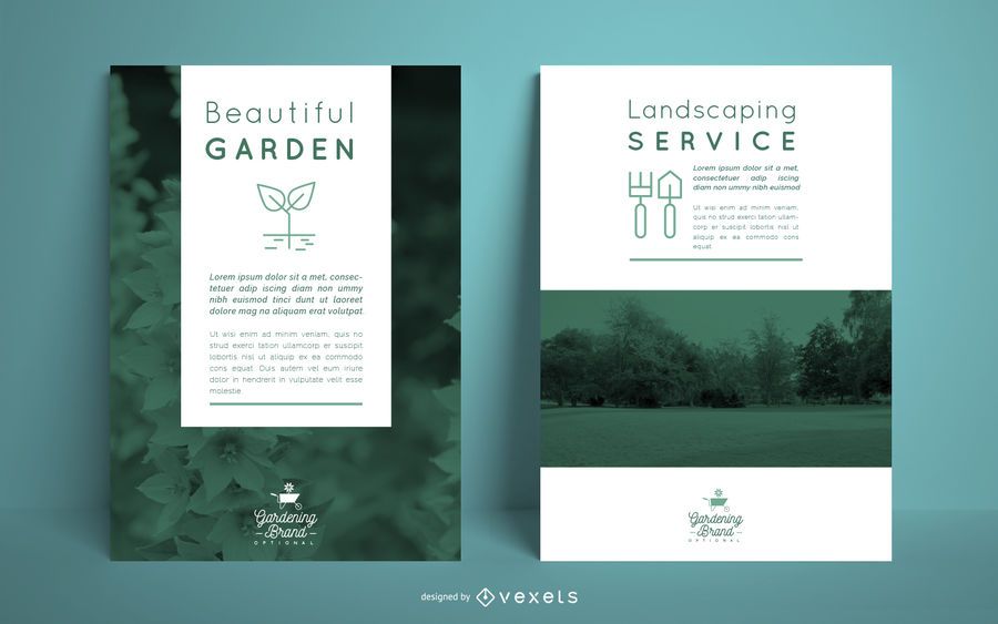 Gardening poster template Gardening poster template
