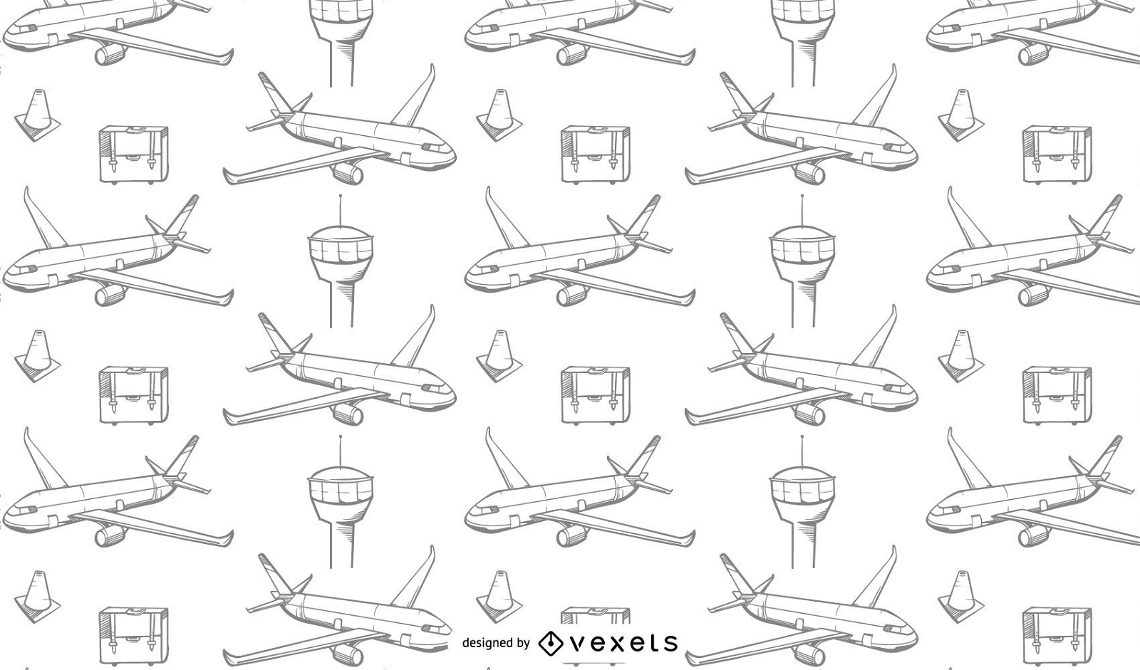 Airplanes travel pattern design