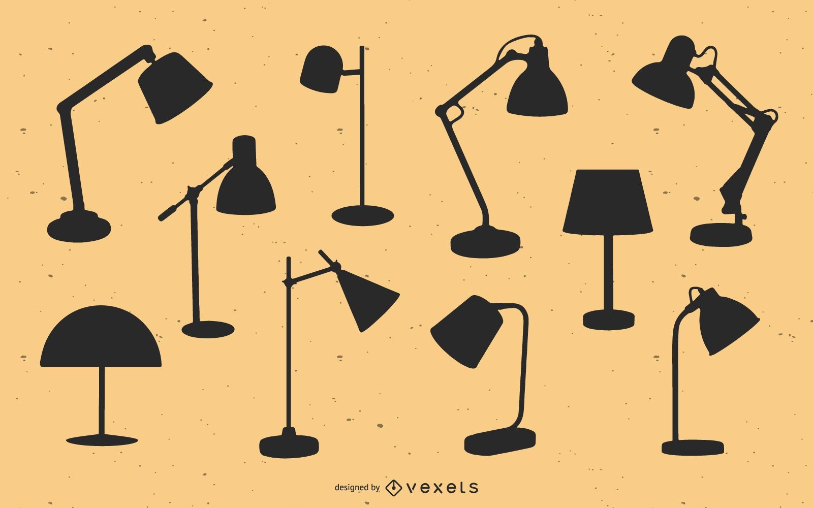Table lamps silhouette pack